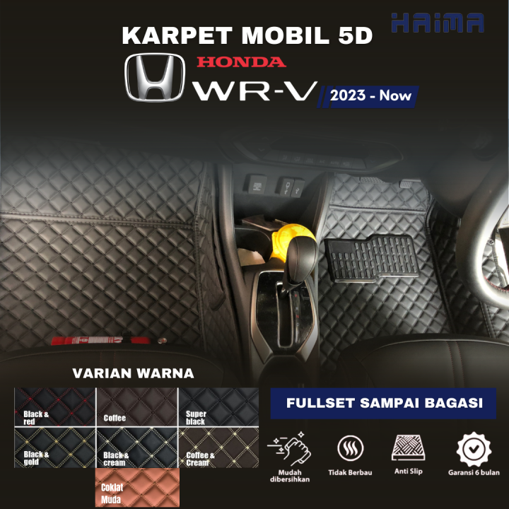 Karpet Mobil Haima Honda Wrv Tahun Now Fullset Bagasi Lazada