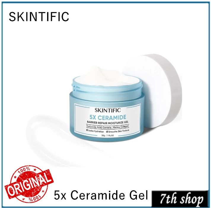 100 Ori Skintific 5X Ceramide Barrier Repair Moisture Gel Day