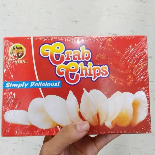 Pcs Crab Chips Chicharap Chicharon G Lazada Ph