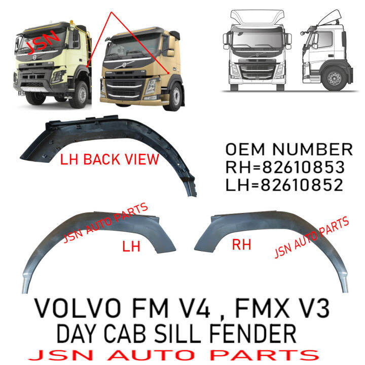 J S Sill Fender Day Cab Volvo Fm V Verson