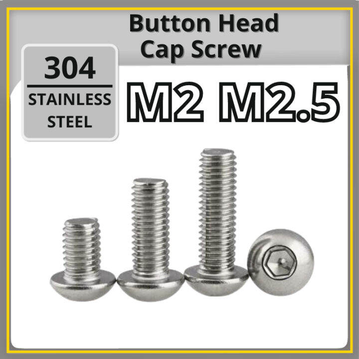 M M Hex Socket Button Head Screw Iso Sus Stainless Steel