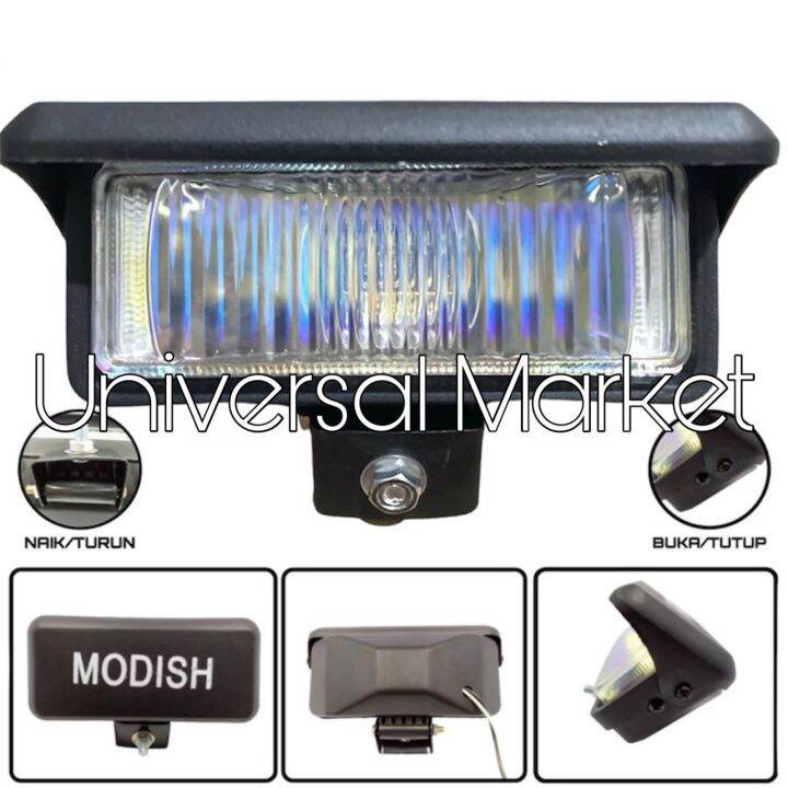 Lampu Tembak Sorot Kabut Foglamp Lampu Halogen Volt Plus Brecket