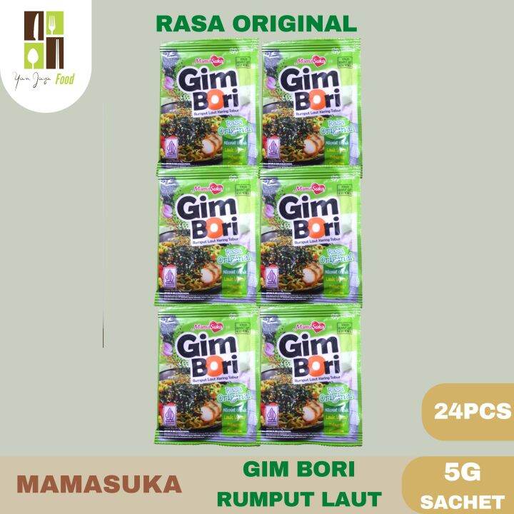 Mamasuka Gim Bori Rumput Laut Tabur G Sachet Pack Pcs Lazada