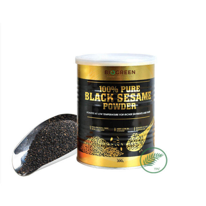 Biogreen 100 Pure Black Sesame Powder HALAL 300g Lazada