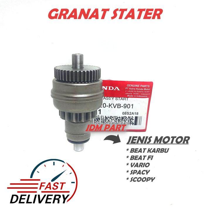 Gigi Stater Starter Pinion Granat Vario Beat Karbu Beat F Scoopy