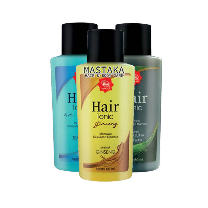 VIVA Hair Tonic Ginseng Herbal Aloe Vera Rambut Rontok Dan Ketombe 60