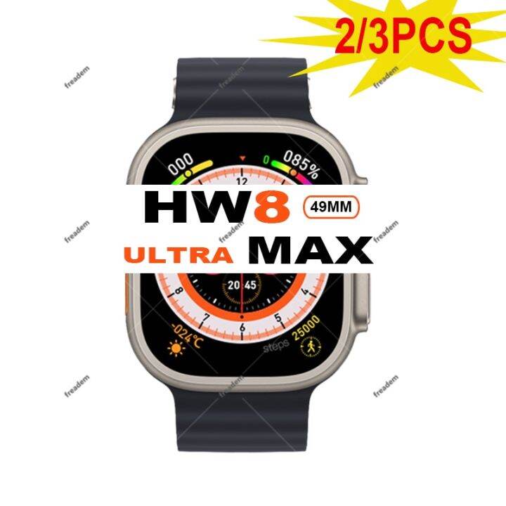 Watch Ultra Hw Ultra Max Mm Case Bluetooth Call Nfc Heart