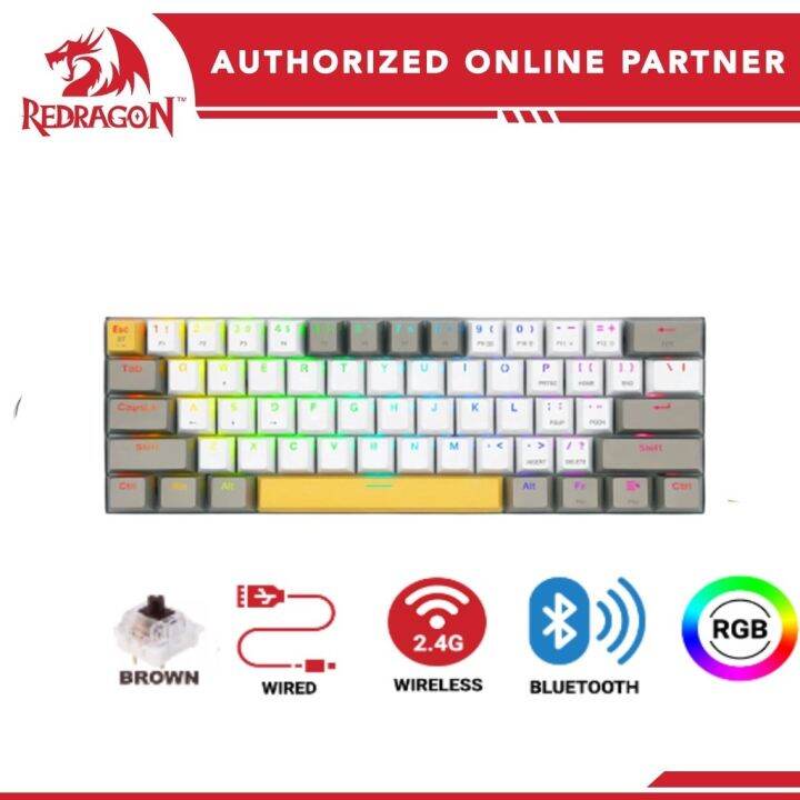 Cod Redragon K Rgb Pro Draconic Wireless Mechanical Keyboard