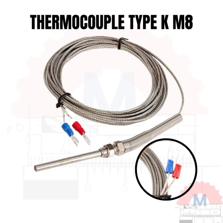 Probe Sensor Suhu Thermokopel Type K M Pengukur Temperatur Thermo