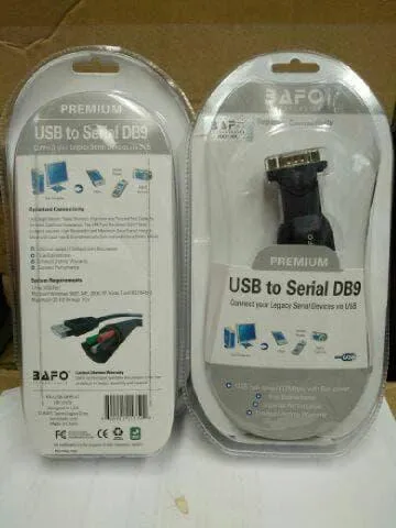 Cable Bafo Usb To Serial Kabel Rs 232 Usb To Serial Db9 Original