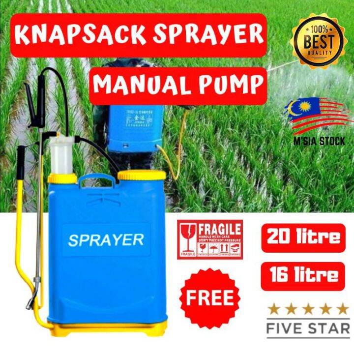 Msia Stock Premium Manual Agricultural Litre Knapsack