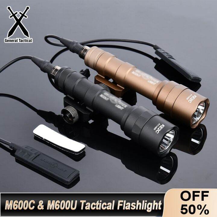 Surefir M600 M600C M600U M300 Wadsn Tactical Powerful Flashlight Fit