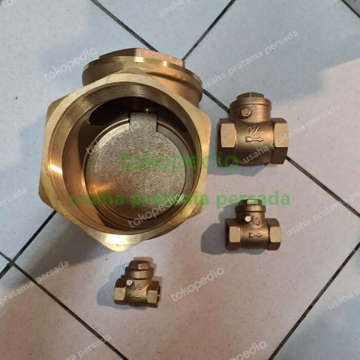 SWING CHECK VALVE KLEP TABOK KUNINGAN 3 4 INCH PN16 Lazada Indonesia