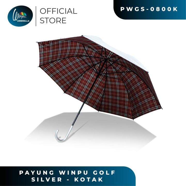 Winpu Payung Golf Jumbo Silver Kotak Payung Promosi Lazada Indonesia