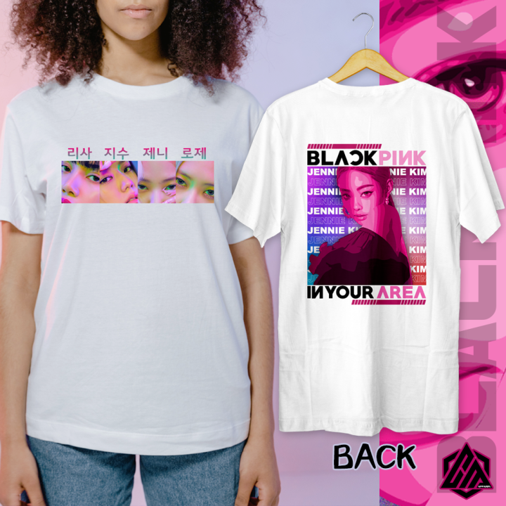 BLACKPINK JENNIE OVERSIZED TSHIRT UNISEX KPOP TSHIRT Lazada PH