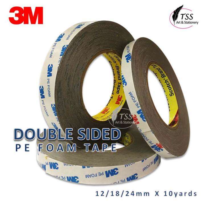 M Scotch Double Sided Pe Foam Tape Mm X Yards High