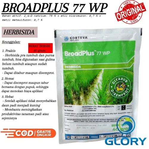 Herbisida Sistemik Bubuk Broadplus Wp Gram Zpt Zat Pengatur