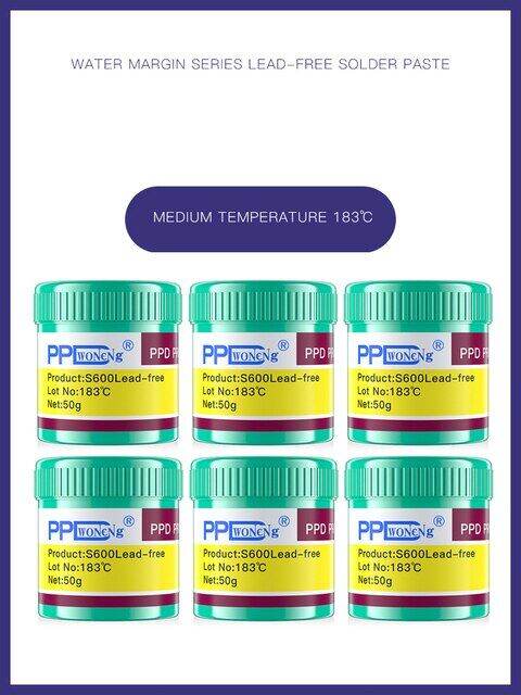 Pcs Ppd Lead Free Solder Paste Medium Low High Temperature