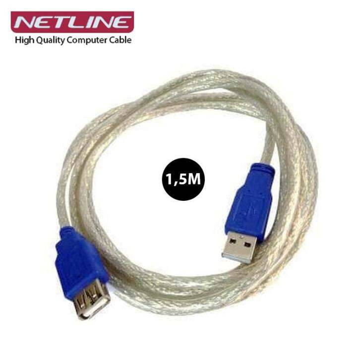 Kabel USB Male To Female 1 5M NETLINE High Quality Lazada Indonesia