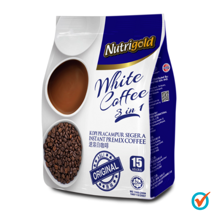 Nutrigold Instant White Coffee In X G Original Lazada