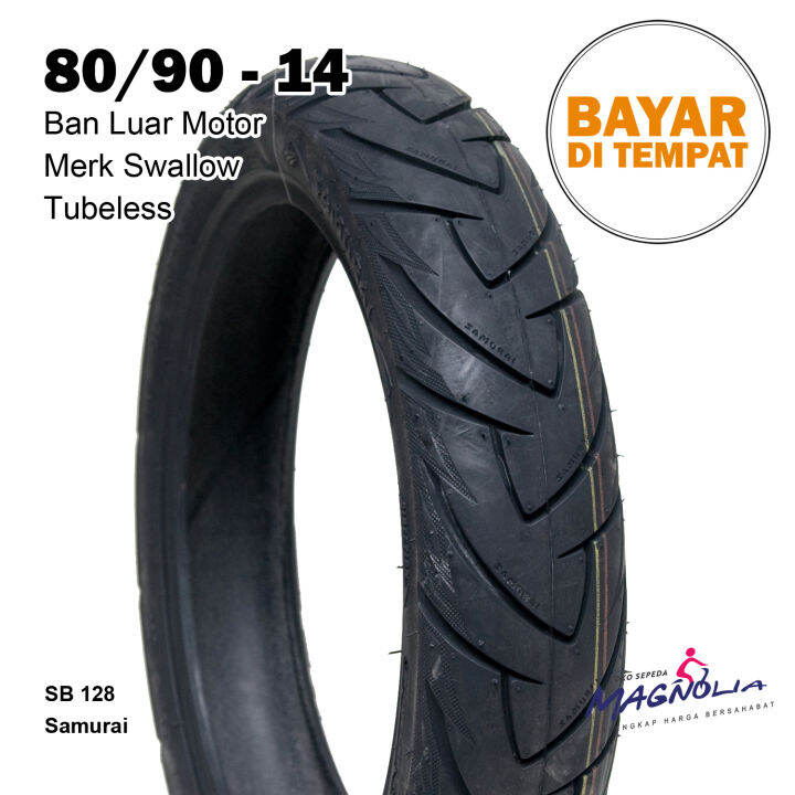 Ban Motor Matic Tubeless Ring 14 Motif Samurai Merk Swallow Lazada