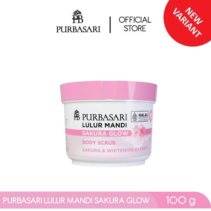 Purbasari Lulur Mandi Sakura Glow 100g 200g Lazada Indonesia