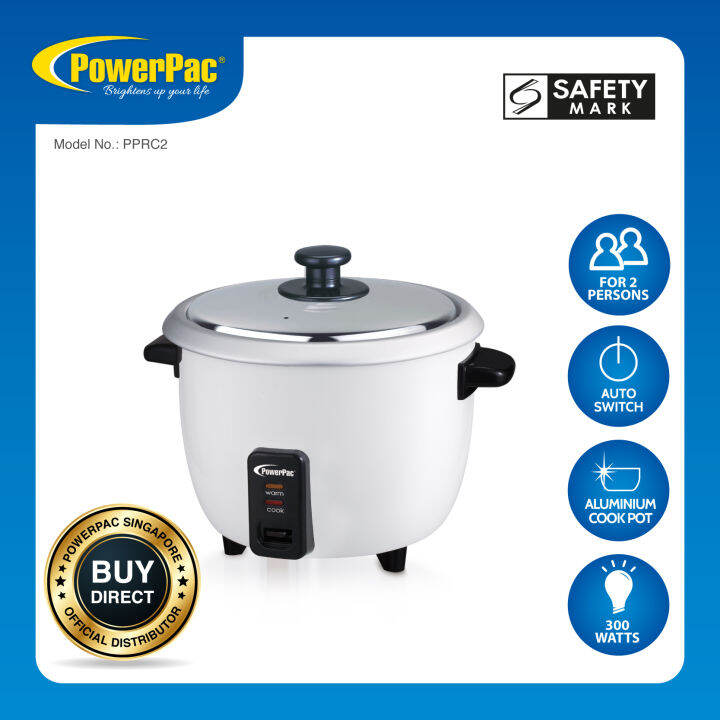 Powerpac Rice Cooker L With Aluminium Inner Pot Pprc Lazada