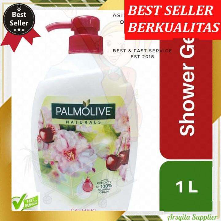 PALMOLIVE Naturals Cherry Blossom Shower Gel 1 L Sabun Cair Lazada