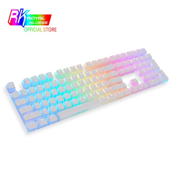 RK ROYAL KLUDGE 112 Double Shot PBT Pudding Keycaps Set OEM Profile