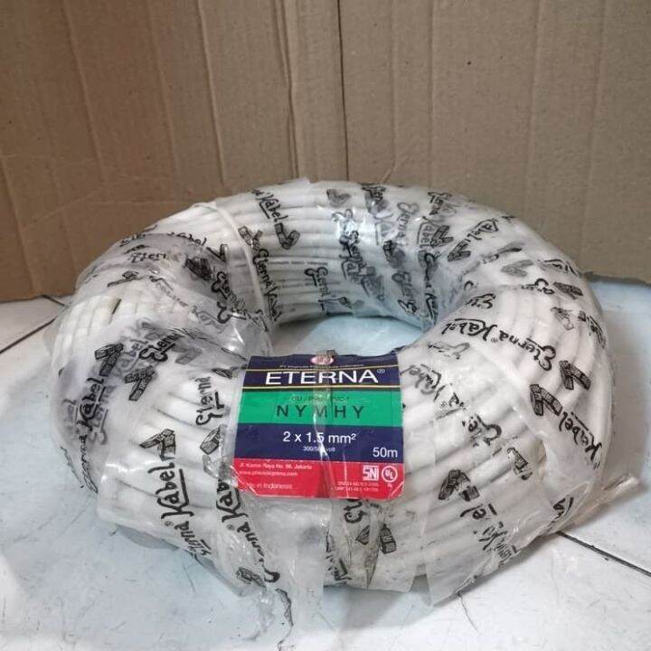 Kabel Listrik NYMHY Eterna 2x1 5 Per METER Lazada Indonesia