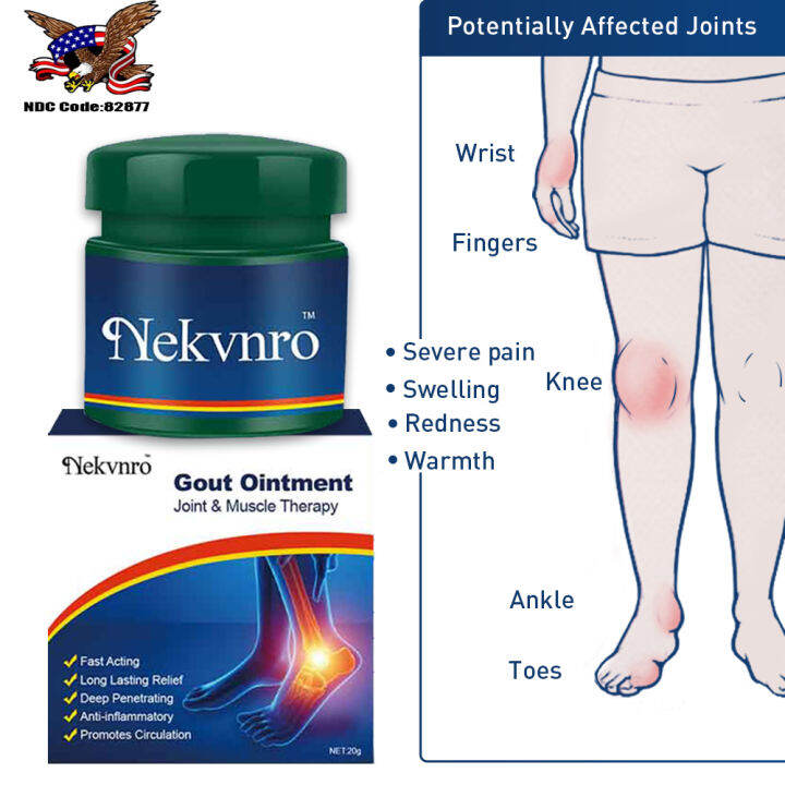 Us Fda Certification G Gout Ointment Cream Original Gout Uric Acid