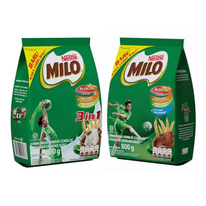 MILO 3 IN 1 ACTIV GO 800g Lazada Indonesia