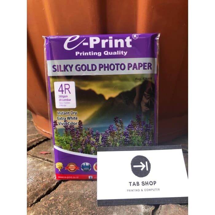 SILKY GOLD PHOTO PAPER 4R KERTAS FOTO Lazada Indonesia