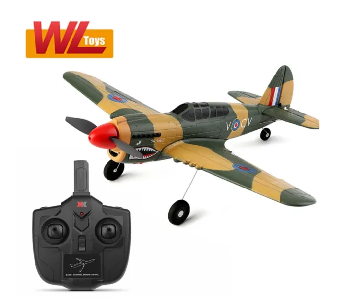 WLtoys Xk A220 P40 4ch 384 Wingspan 6G 3d รน Stunt Plane หกแกนรโมท