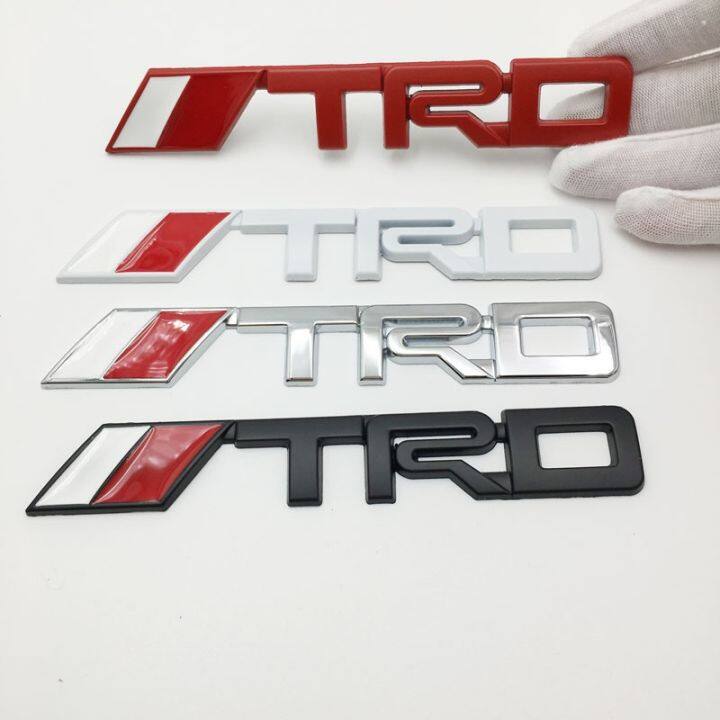 Hot New Toyota TRD LOGO 3D Metal Car Sticker Sports Badge Car