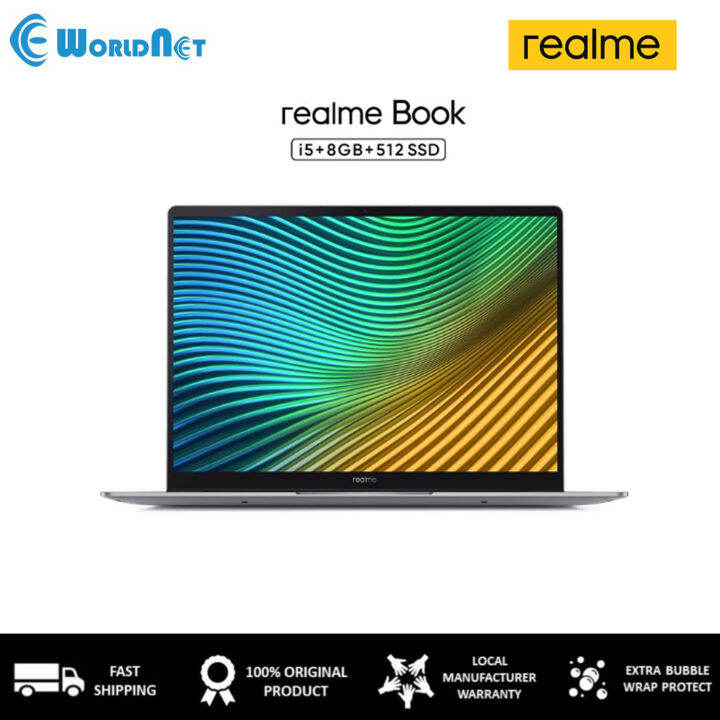 Realme Book I5 I3 11TH GEN 2K Full Vision Display 8GB 512GB SSD 8GB