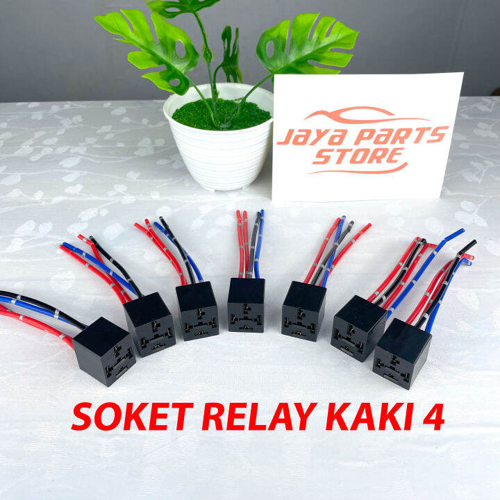 Soket Relay 4 Kaki Untuk Klakson Dan Lampu 4 Pin 12v Riley Riley 4