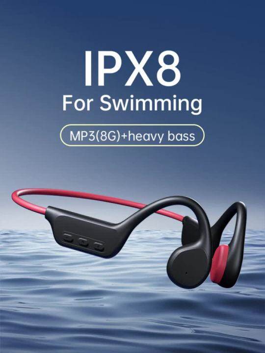 Hottws Bone Conduction Earphone Bluetooth Wireless Ipx Waterproof