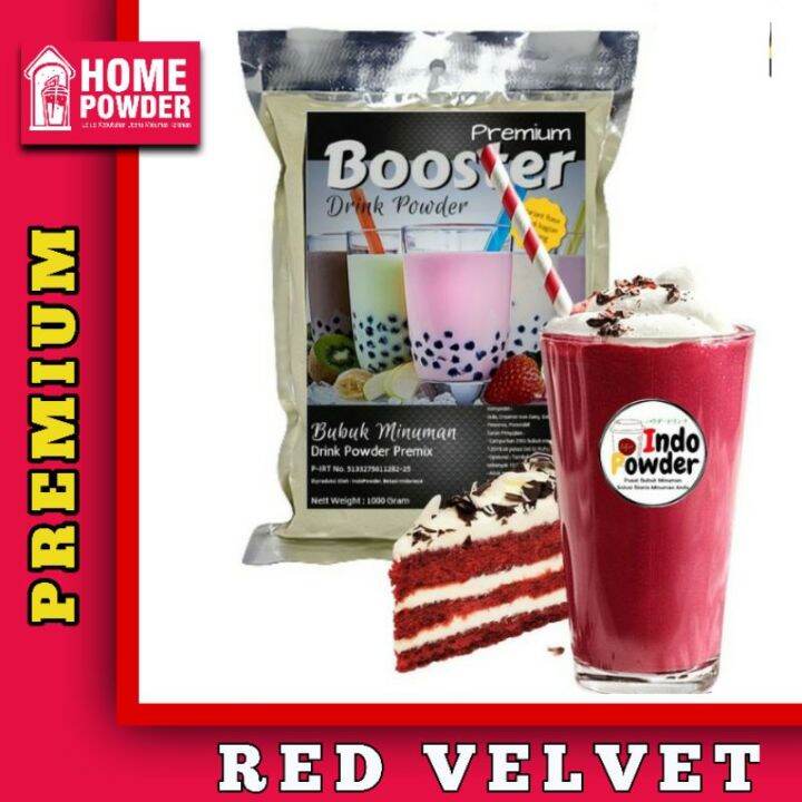 Bubuk Minuman Powder Booster Premium Rasa Red Velvet Kg Premium