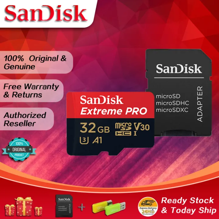 100 Original Authentic Sandisk Extreme Pro 512GB U3 Memory Card 256GB