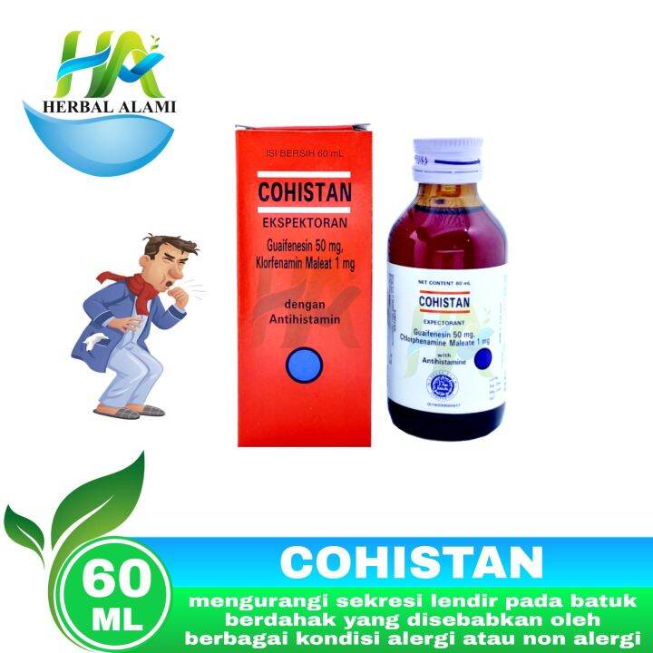 Cohistan Expectorant Sirup Syrup Obat Batuk Berdahak Lazada Indonesia