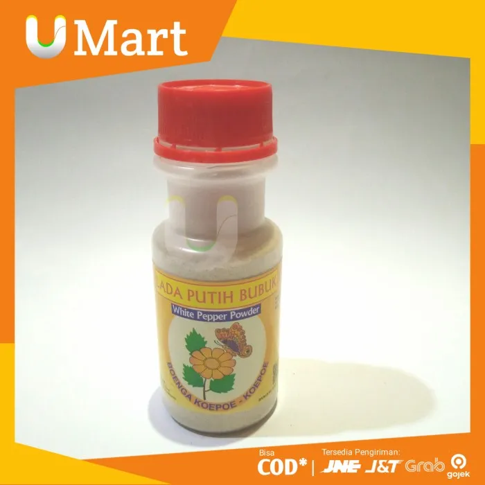 U Mart Lada Putih Bubuk Boenga Koepoe Botol Bunga Kupu Lazada