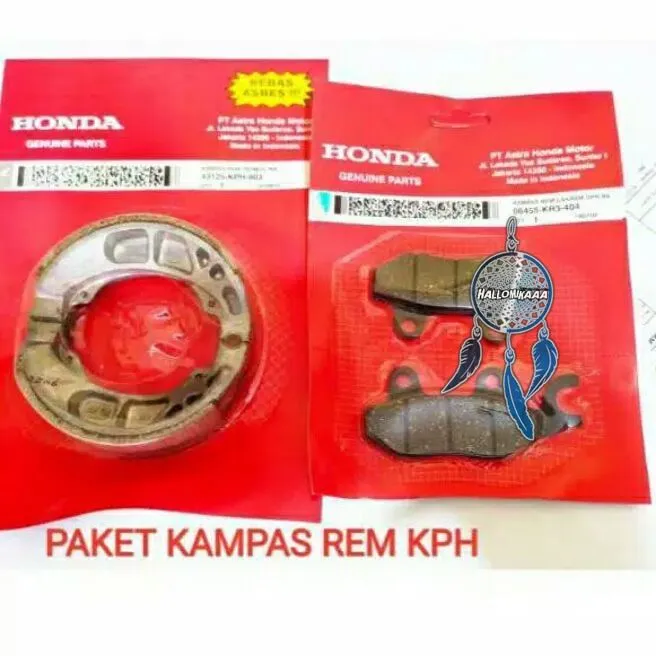 KAMPAS REM DEPAN BELAKANG KPH ORIGINAL MOTOR HONDA SUPRA X 110