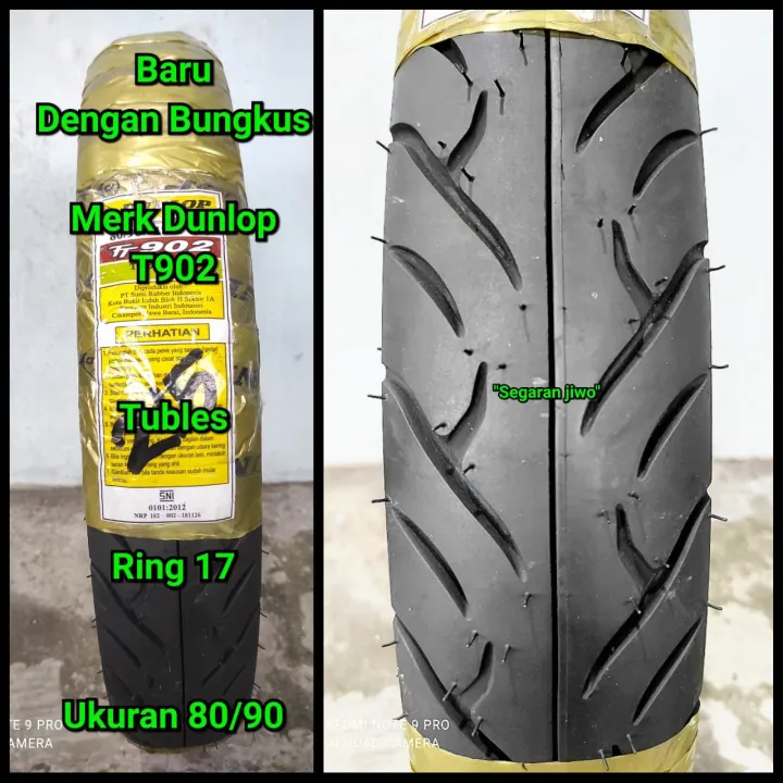 Ban Tubles Motor Ring Ukuran Dunlop Setara Dengan Ukuran