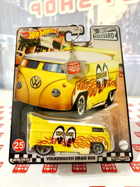 Hot Wheels Premium Boulevard Volkswagen Drag Bus Moon Eyes Lazada