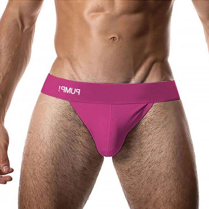 Sexy Men Underwear Men Jockstrap Cotton Low Waist Bikini Mens And G