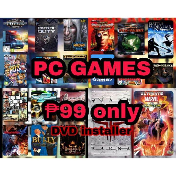 New Pc Games Offline Low Specs Dvd Installer Classic Lazada Ph