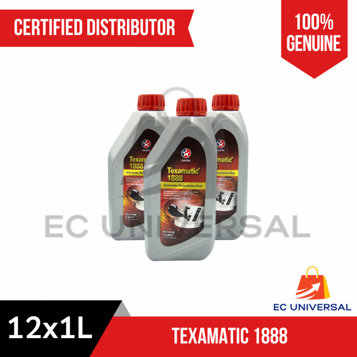 Caltex ATF Transmission Fluid Texamatic 1888 12L 12x1L Liters Box