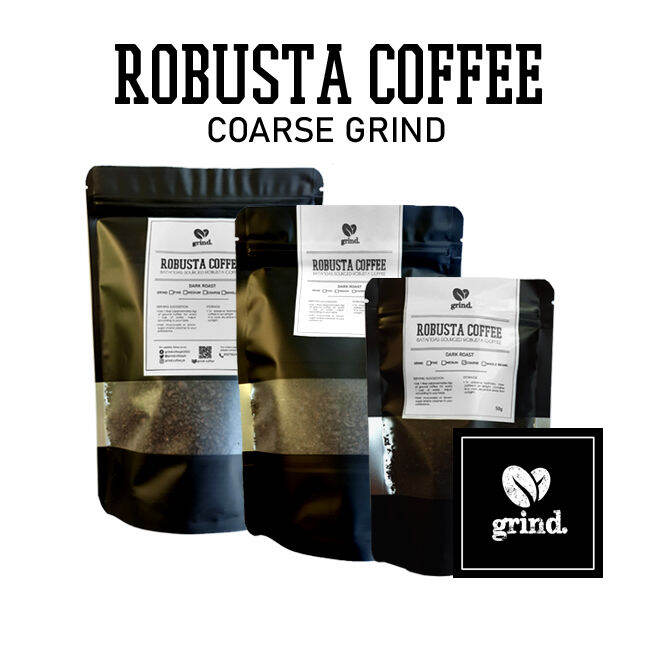 Robusta Ground Coffee From Batangas Kapeng Robusta Coarse Grind