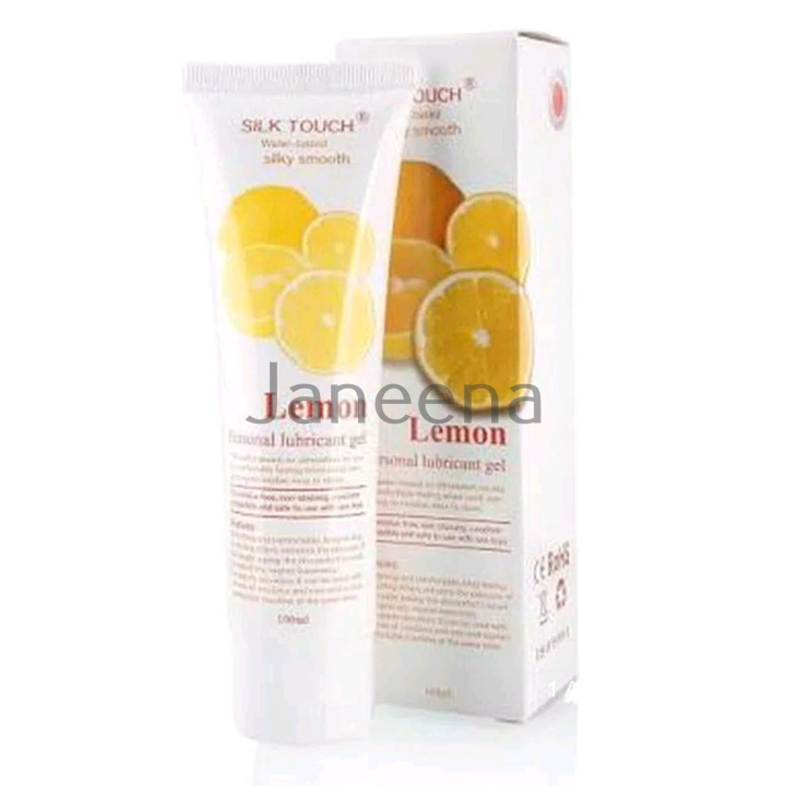 Janeena Silk Touch 100ml Water Based Flavored Sex Lube Lubricants Lemon